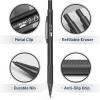imageMr Pen Metal Mechanical Pencil Set with Lead and Eraser Refills 5 Sizes Black 03 05 07 09 2mm Drawing Mechanical Pencils Mechanical Pencil Metal Drawing Pencils Mechanical