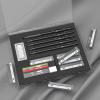 imageMr Pen Metal Mechanical Pencil Set with Lead and Eraser Refills 5 Sizes Black 03 05 07 09 2mm Drawing Mechanical Pencils Mechanical Pencil Metal Drawing Pencils Mechanical