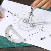 imageMr Pen Metal Protractor and Metal Compass Set Compass for Geometry Geometry Set Compasses Protractor and Compass Protractor for Geometry Drawing Compass Math Compass Math CompassB Metal Protractor