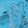 imageMr Pen Plumbing ampamp Bathroom Design Tools  Drafting Ruler Shapes Stencils ampamp Fixture Templates
