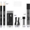 imageMr Pen Professional Geometry Set 15 pcs Geometry Kit for Artists and Students Geometry Set Metal Rulers and Compasses Drawing Tools Drafting Supplies Drafting Set Drafting Tools and KitsBlack