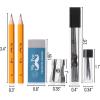 imageMr Pen Professional Geometry Set 15 pcs Geometry Kit for Artists and Students Geometry Set Metal Rulers and Compasses Drawing Tools Drafting Supplies Drafting Set Drafting Tools and KitsSilver