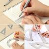 imageMr Pen Professional Geometry Set 15 pcs Geometry Kit for Artists and Students Geometry Set Metal Rulers and Compasses Drawing Tools Drafting Supplies Drafting Set Drafting Tools and KitsSilver
