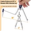 imageMr Pen Professional Geometry Set Metal Compass 7 pcs Geometry Precision Tool Set with Shatterproof Storage Box Drafting Tools ampamp Drafting Kits Circle Drawing Tools for Engineers Students7 pcs Geometry Tool Set