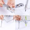 imageMr Pen Professional Metal Compass with Wheel Lock and Extension Bar for Geometry Drafting Math Drawing Compass for Geometry Tool for Drawing Circles Drawing Compass Compass Drawing Tool