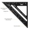 imageMr Pen Rafter Square Metal Square 7 Inch Carpenters Square Square Tool Metal Square Ruler Carpentry Squares Woodworking Square Square Angle Tool Aluminum Rafter Square Carpenter SquareBlack