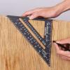 imageMr Pen Rafter Square Metal Square 7 Inch Carpenters Square Square Tool Metal Square Ruler Carpentry Squares Woodworking Square Square Angle Tool Aluminum Rafter Square Carpenter SquareBlack
