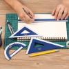 imageMr Pen Wooden Geometry Set 4 Pack Triangle Ruler Set Square Protractor Set Protractors Drafting Triangle Drafting Tools ampamp Drafting Kits Geometry Kit Geometry Set for School Drawing Tools