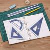 imageMr Pen Wooden Geometry Set 4 Pack Triangle Ruler Set Square Protractor Set Protractors Drafting Triangle Drafting Tools ampamp Drafting Kits Geometry Kit Geometry Set for School Drawing Tools