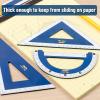 imageMr Pen Wooden Geometry Set 4 Pack Triangle Ruler Set Square Protractor Set Protractors Drafting Triangle Drafting Tools ampamp Drafting Kits Geometry Kit Geometry Set for School Drawing Tools