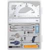 imageMr Pen Professional Geometry Set 15 pcs Geometry Kit for Artists and Students Geometry Set Metal Rulers and Compasses Drawing Tools Drafting Supplies Drafting Set Drafting Tools and KitsSilver