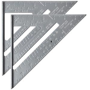 imageMr Pen Metal 7 Inches Rafter Square Carpenter Square 2 Pack