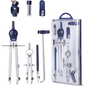imageMr Pen Professional Geometry Set Metal Compass 7 pcs Geometry Precision Tool Set with Shatterproof Storage Box Drafting Tools ampamp Drafting Kits Circle Drawing Tools for Engineers Students7 pcs Geometry Tool Set