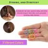 imageMr Pen 2400 Black Hair Ties Small Rubber BandsAssorted Colors