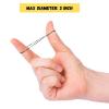 imageMr Pen 2400 Black Hair Ties Small Rubber BandsBlack