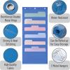 imageMr Pen Hanging Wall File Organizer 12 Pocket Blue 3 Overdoor Hangers Included Over The Door File Organizer Hanging Folder Organizer Hanging File Organizer for Wall Folder OrganizerBlue