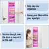 imageMr Pen Hanging Wall File Organizer 12 Pocket Blue 3 Overdoor Hangers Included Over The Door File Organizer Hanging Folder Organizer Hanging File Organizer for Wall Folder OrganizerPink