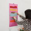 imageMr Pen Hanging Wall File Organizer 12 Pocket Blue 3 Overdoor Hangers Included Over The Door File Organizer Hanging Folder Organizer Hanging File Organizer for Wall Folder OrganizerPink