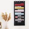 imageMr Pen Hanging Wall File Organizer 12 Pocket Blue 3 Overdoor Hangers Included Over The Door File Organizer Hanging Folder Organizer Hanging File Organizer for Wall Folder OrganizerBlack with 6 Name Tag