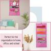 imageMr Pen Hanging Wall File Organizer 12 Pocket Blue 3 Overdoor Hangers Included Over The Door File Organizer Hanging Folder Organizer Hanging File Organizer for Wall Folder OrganizerPink