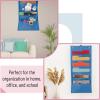 imageMr Pen Hanging Wall File Organizer 12 Pocket Blue 3 Overdoor Hangers Included Over The Door File Organizer Hanging Folder Organizer Hanging File Organizer for Wall Folder OrganizerBlue