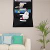 imageMr Pen Hanging Wall File Organizer 12 Pocket Blue 3 Overdoor Hangers Included Over The Door File Organizer Hanging Folder Organizer Hanging File Organizer for Wall Folder OrganizerBlack with 6 Name Tag