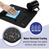 imageMr Pen Mouse Pad 128quotx113quot 2 Pack Cyan Blue Mouse Pads for Wireless Mouse Computer Mouse Pad Gaming Mouse Pad for Laptop Gamer Mouse Pad Pad Mouse Mouse Pad for Gaming Laptop Mouse PadBlack