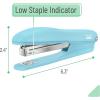 imageMr Pen Staplers for Desk 2 Pack with 200 Staples 20 Sheet Capacity Purple Office Stapler Desk Stapler Stapler with Staples Stapler for Classroom Staples for Desk StapleBlue
