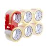 imageMr Pen Packing Tapes 2quot Wide 60 Yard 6 Pack with 1 Dispenser Gun 25 mil Heavy Duty Packing Tape with Dispenser Packaging Tape Clear Packing Tape Gun for Packing Boxes Moving Tape