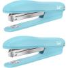 imageMr Pen Staplers for Desk 2 Pack with 200 Staples 20 Sheet Capacity Purple Office Stapler Desk Stapler Stapler with Staples Stapler for Classroom Staples for Desk StapleBlue