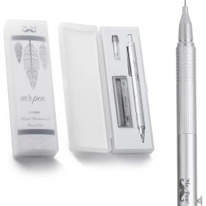 imageMr Pen Mechanical Pencil 05mm Metal Body Ideal for Writing and Drawing Includes Eraser