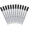imageMr Pen  12 Pack Aesthetic Black Fine Tip Permanent Markers