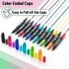 imageMr Pen  Dual Tip Permanent Markers 12 Pack Black Fine ampamp Ultra Fine PointVibrant