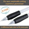 imageMr Pen 12 Pack Colorful Pencil Grips Pencil Holder for Kids Pencil Grippers for Kids Rubber Pen Grips for Adults with ArthritisBlack