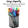 imageMr Pen 3pcs Pencil Cup Holder Black Pen Holder Pen Cups Metal Mesh PencilPen Holder Pen Organizer for Desk Desk Pen Holder