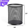 imageMr Pen 3pcs Pencil Cup Holder Black Pen Holder Pen Cups Metal Mesh PencilPen Holder Pen Organizer for Desk Desk Pen Holder