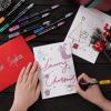 imageMr Pen Double Line Outline Markers 10 Colors SelfOutline Metallic Markers Outline Pens Craft Pens10 Pack