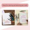 imageMr Pen Double Line Outline Markers 10 Colors SelfOutline Metallic Markers Outline Pens Craft Pens24 Pack