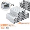 imageMr Pen Heavy Duty Staples  5000 Pc 25 Sheet 14 Inch Length Office Supply50 000 Staples  14