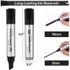 imageMr Pen Jumbo Permanent Markers 4 Pack Red Chisel Tip Large Permanent Markers Color Permanent Markers Set Jumbo Markers Permanent Markers Huge Poster Markers Jumbo Thick MarkersBlack