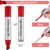 imageMr Pen Jumbo Permanent Markers 4 Pack Red Chisel Tip Large Permanent Markers Color Permanent Markers Set Jumbo Markers Permanent Markers Huge Poster Markers Jumbo Thick MarkersRed