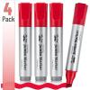 imageMr Pen Jumbo Permanent Markers 4 Pack Red Chisel Tip Large Permanent Markers Color Permanent Markers Set Jumbo Markers Permanent Markers Huge Poster Markers Jumbo Thick MarkersRed