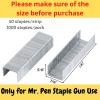imageMr Pen Light Duty Staples 516 Inch 8 mm 1000Box Fine Wire For Mr Pen Staple Gun