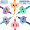 imageMr Pen Owl Pencil Grips 6 pcs Silicone Gel Cute Fits Pencils Pens CrayonsMorandi