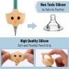 imageMr Pen Owl Pencil Grips 6 pcs Silicone Gel Cute Fits Pencils Pens CrayonsMorandi