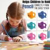imageMr Pen Owl Pencil Grips 6 pcs Silicone Gel Cute Fits Pencils Pens CrayonsVibrant