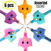 imageMr Pen Owl Pencil Grips 6 pcs Silicone Gel Cute Fits Pencils Pens CrayonsVibrant