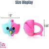 imageMr Pen Owl Pencil Grips 6 pcs Silicone Gel Cute Fits Pencils Pens CrayonsVibrant