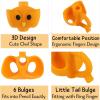 imageMr Pen Owl Pencil Grips 6 pcs Silicone Gel Cute Fits Pencils Pens CrayonsVibrant