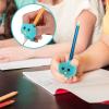 imageMr Pen Owl Pencil Grips 6 pcs Silicone Gel Cute Fits Pencils Pens CrayonsVibrant